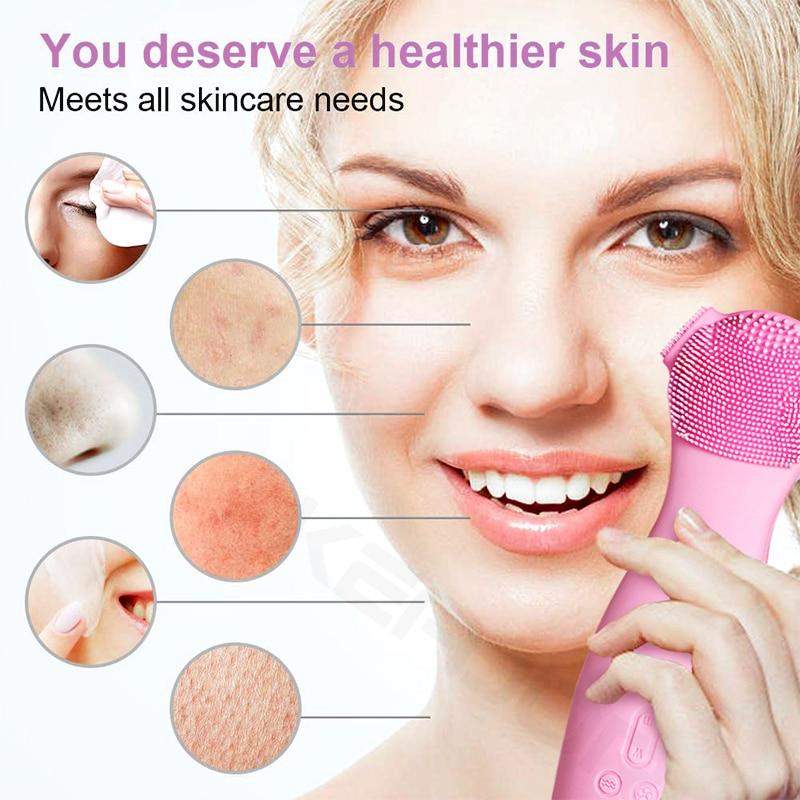 Massageador Facial - Escova de Limpeza-margarido.myshopify.com-Beleza-MargaridoShop