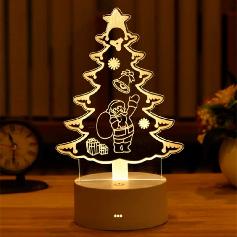 Decorações para árvore de natal 3D Acrílico USB-margarido.myshopify.com-Natal-MargaridoShop