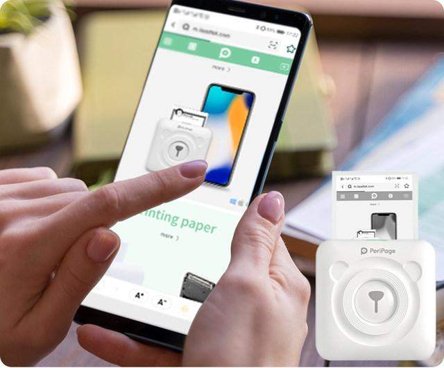 Mini Impressora portátil  bluetooth 4.0 e não utiliza tinta-margarido.myshopify.com-Impressora-MargaridoShop