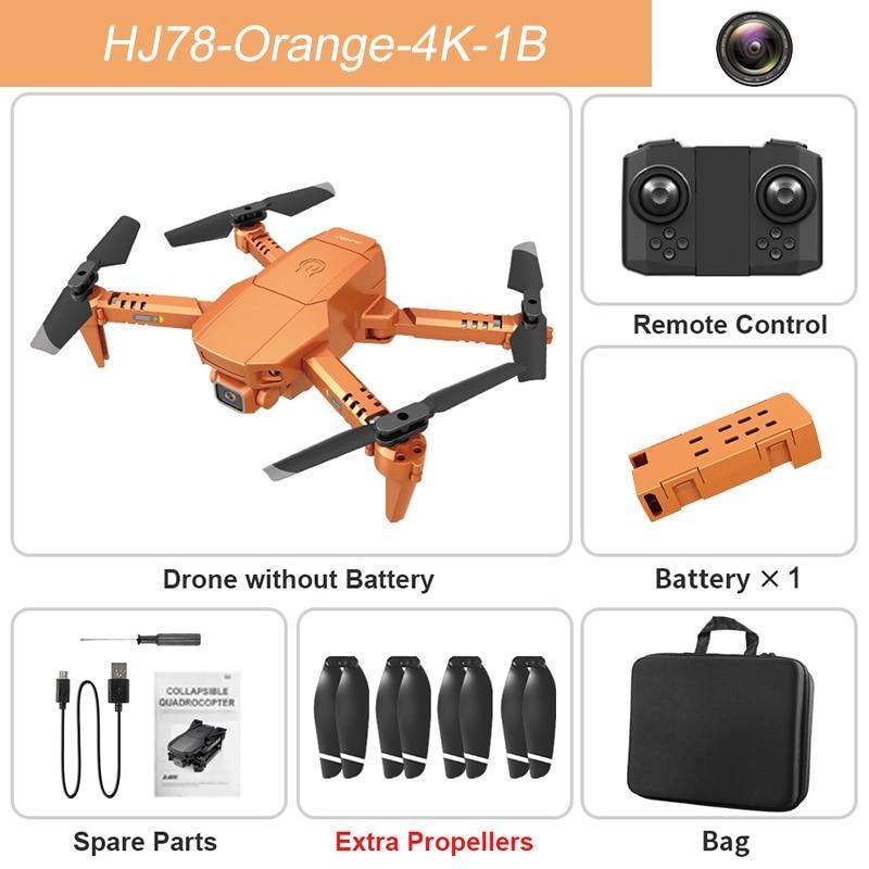 HJ78 Novo Mini Drone 4K Câmera Dual HD-margarido.myshopify.com-Eletrônicos-MargaridoShop