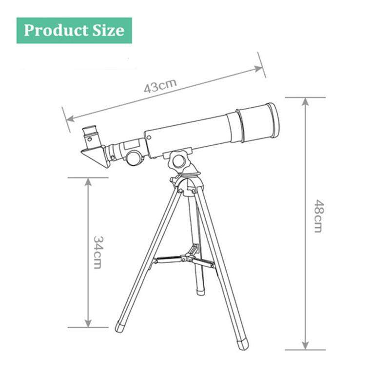 Telescópio astronômico F36050M com tripé portátil.-margarido.myshopify.com-Camping-MargaridoShop