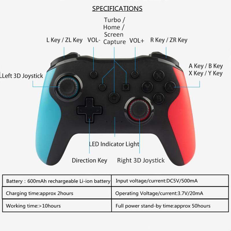 Controle Bluetooth 2.4G sem fio-margarido.myshopify.com-Games-MargaridoShop