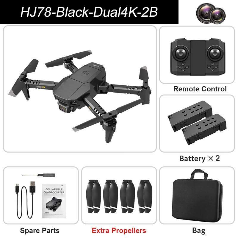 HJ78 Novo Mini Drone 4K Câmera Dual HD-margarido.myshopify.com-Eletrônicos-MargaridoShop