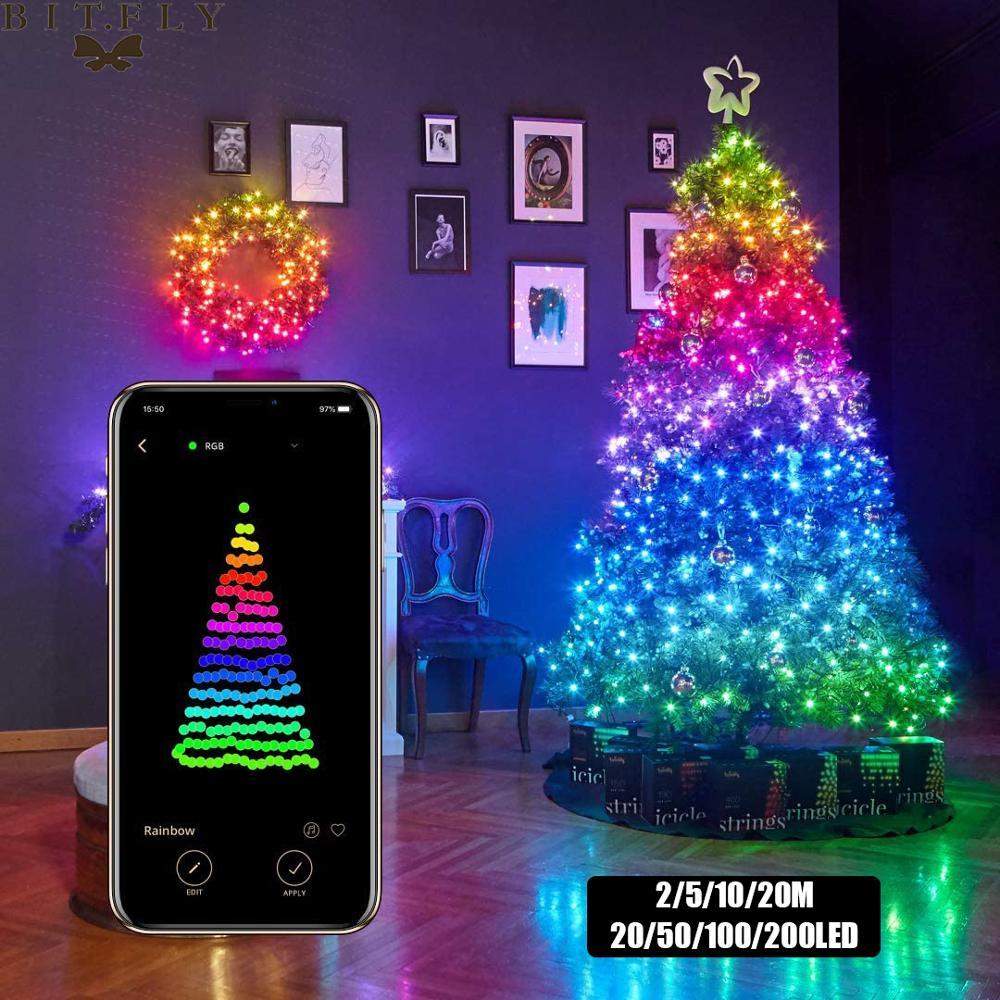 Decoração de árvore de Natal luzes led bluetooth-margarido.myshopify.com-Casa-MargaridoShop